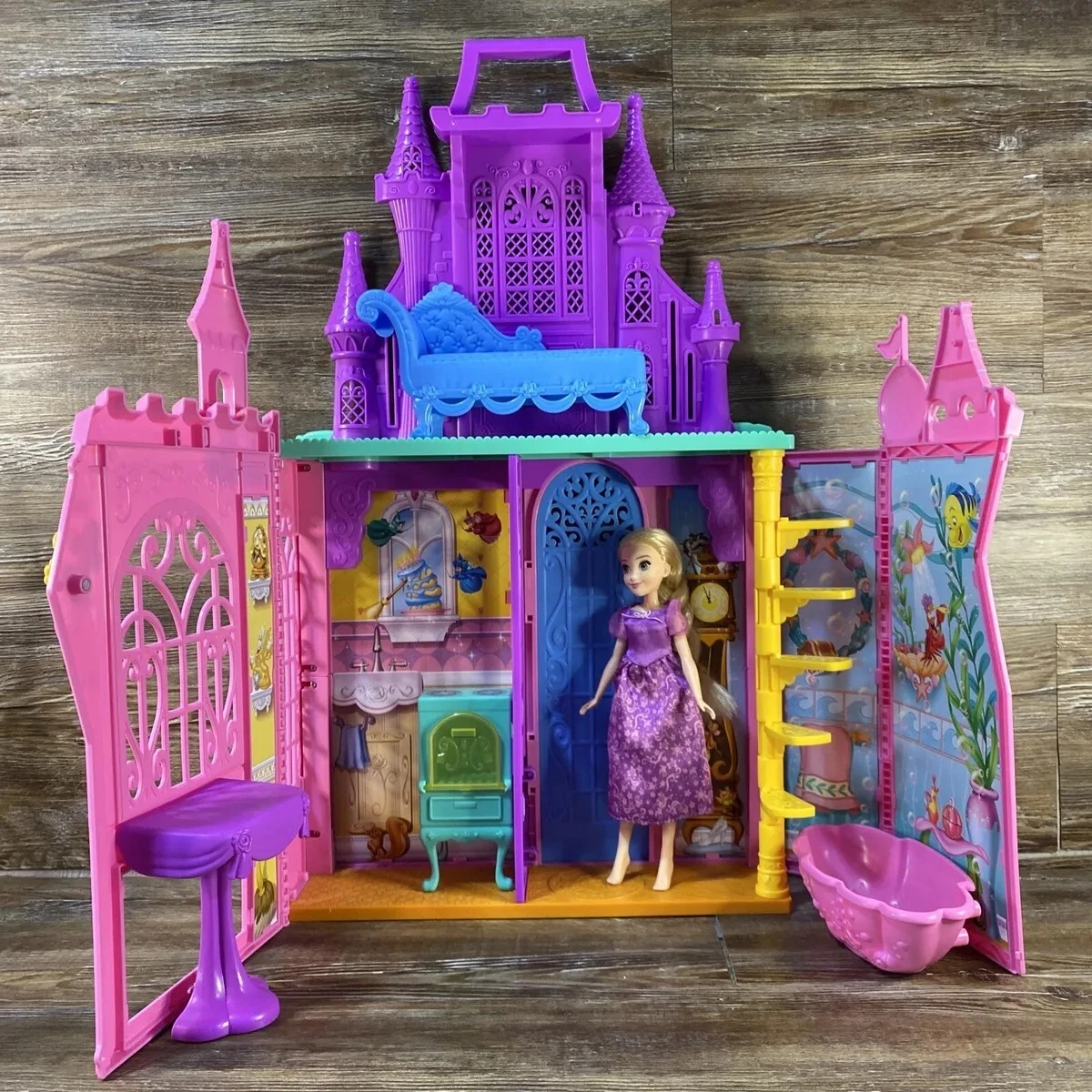 Disney princess sales barbie castle