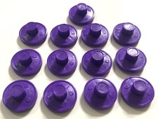 Topple Game 1984 Pressman Replacement Part - Purple Pieces