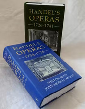 HANDELS OPERAS, 1704-1741 brand new 2 books 