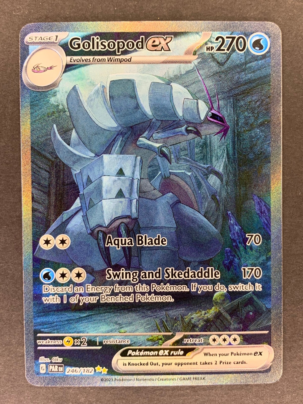 Golisopod ex 246/182 Paradox Rift 2023 English Pokémon Card