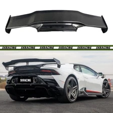 Dry Carbon Fiber Rear Trunk Spoiler Wing For Lamborghini Huracan LP610 LP580 EVO