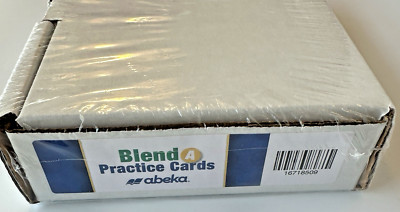 Blend Practice Cards A by Abeka NEW Sealed SEE OTHER LISTINGS FOR MORE