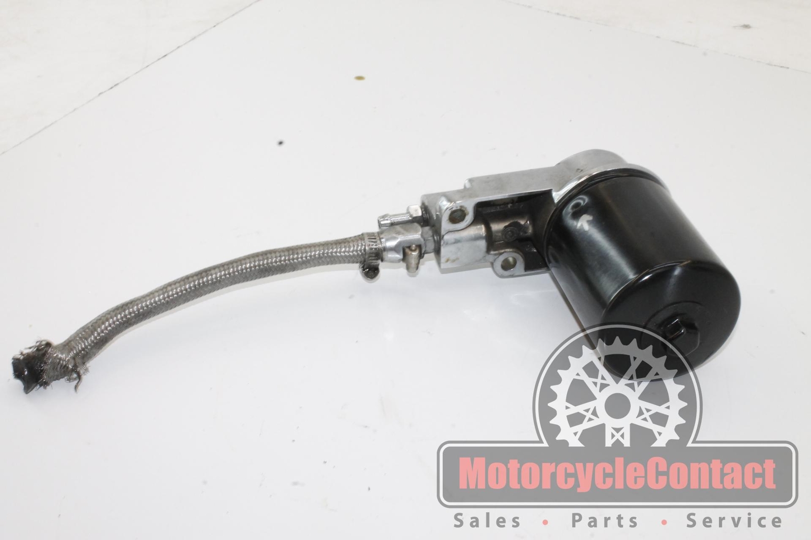 86-99 CHROME CUSTOM EVO ENGINE MOTOR OIL FILTER MOUNT 