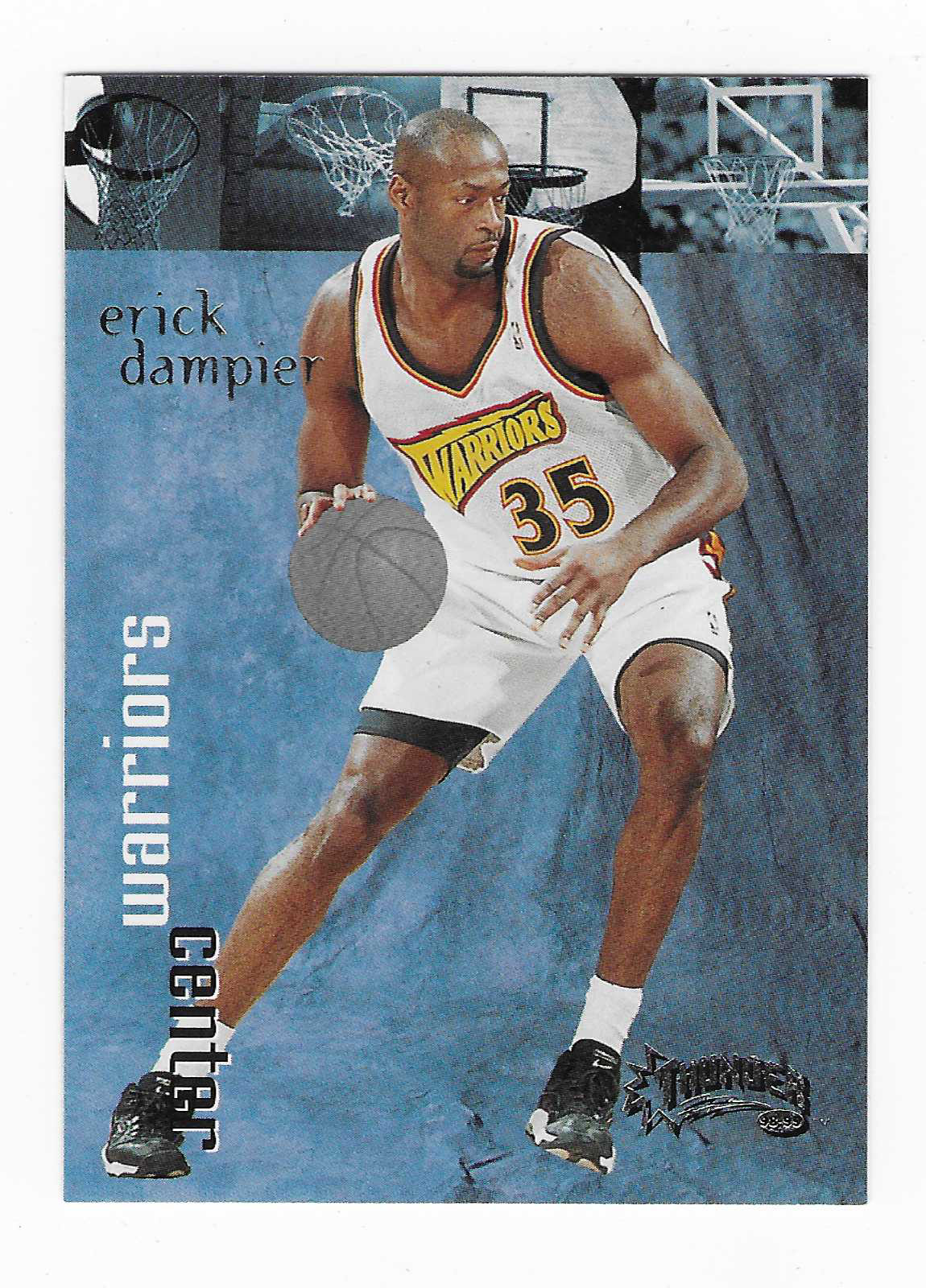 1998-99 Skybox Thunder Erick Dampier Golden State Warriors Basketball Card #82