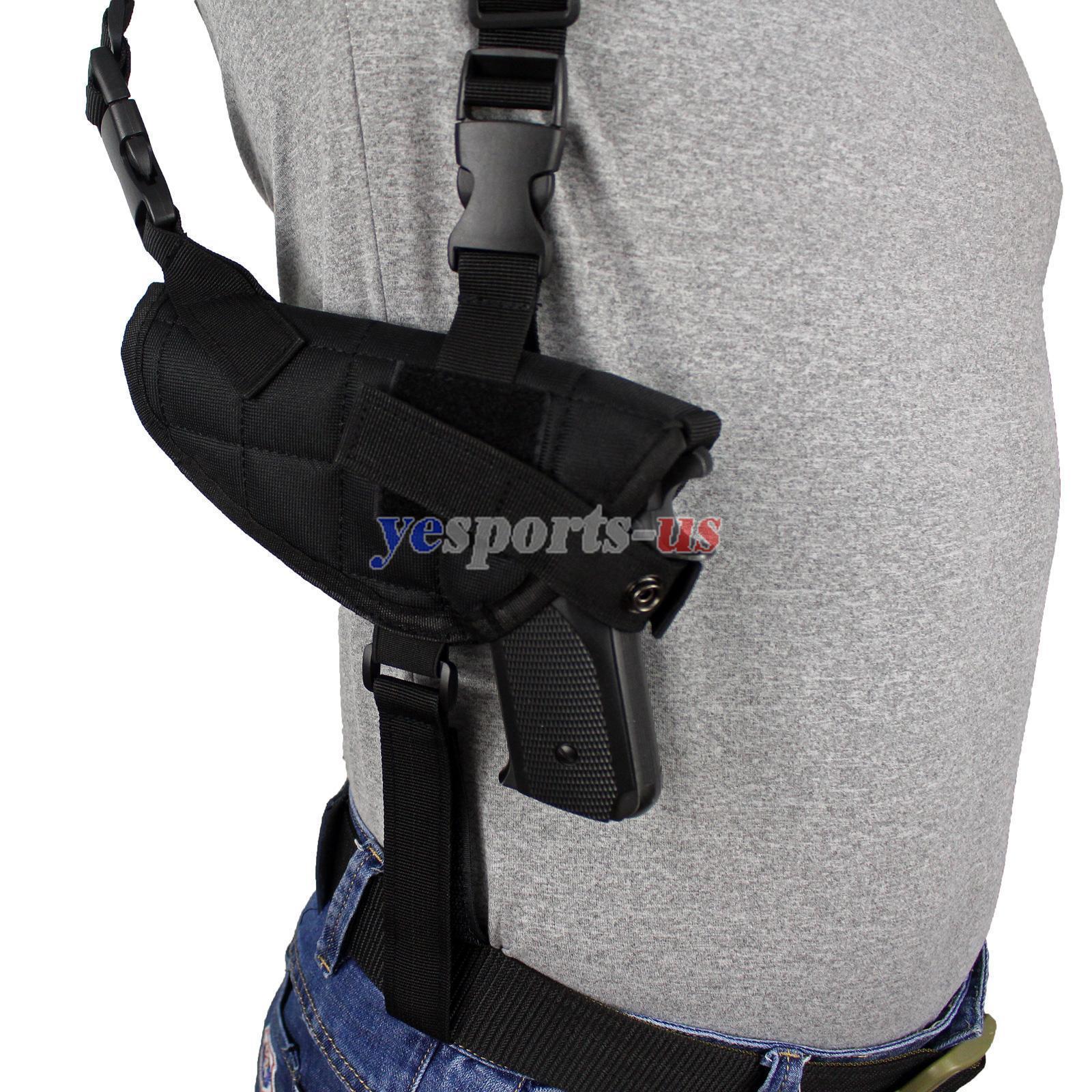 Adjustable Vertical Shoulder Holsters For Men Women Adjustable Leather Shoulder Holster - Tactical Vertical Pistol Holster For Concealed Carry Bb Gun Pistol