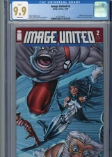 IMAGE UNITED #2 MT 9.9 CGC WHITE PAGES KIRKMAN STORY TODD MCFARLANE COVERS ART 