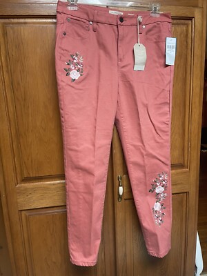 Coldwater Creek Desert Rose Jeans NWT SZ 14-May Fit Sz 10-Mid Rise/Slim Leg