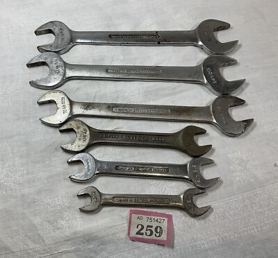 6 BRITOOL SCHLÜSSEL WERKZEUG 5/8 7/16 9/16 1/2 19/32 11/16 25/32 13/16 15/16 1 AF A/F