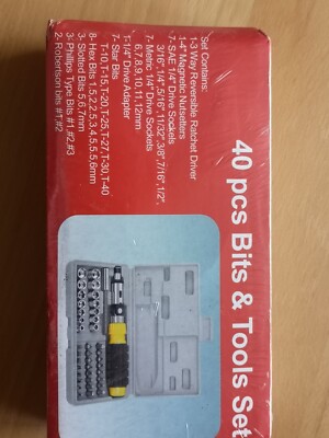 40tlg. Bits- und Steckschlüsselsatz --- N E U und OVP