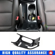 For Hyundai Elantra 2017-2018 Carbon Fiber Console Shift Water Cup Cover Trim 1*