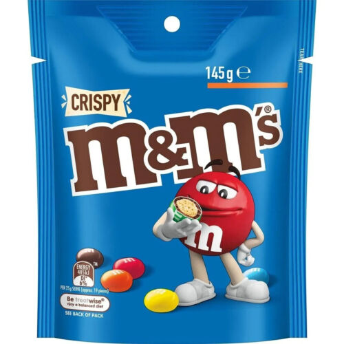 M&M's knusprige Milchschokolade 145 g kostenloser weltweiter Versand - Bild 1 von 5