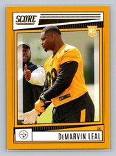2022 Score Gold DeMarvin Leal #356 Pittsburgh Steelers