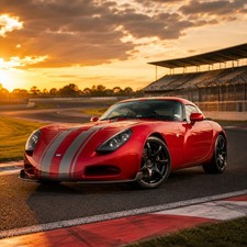 TVR T350C (2003) Classic British Performance Coupe Wall Art Poster