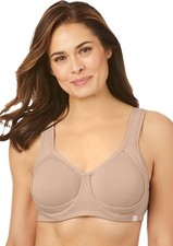 NWT Nude Comfort Choice Underwire Back Hook Out Wire Bra Size 42DD