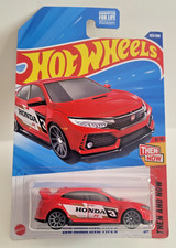 Hot Wheels 2025 Then And Now 2018 Honda Civic Type R Red
