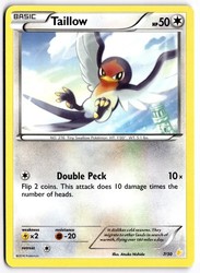 Taillow 7/30 XY Trainer Kit Pikachu Libre Suicune Common