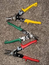 WISS 3pc Set of Aviation Snips M1X M2X M3X - MADE IN USA