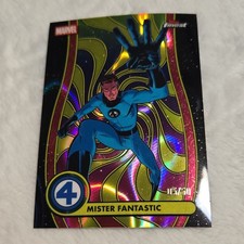 Marvel Topps Finest Mister Fantastic Blacklight Common Serial 05/50 2026 BL-001