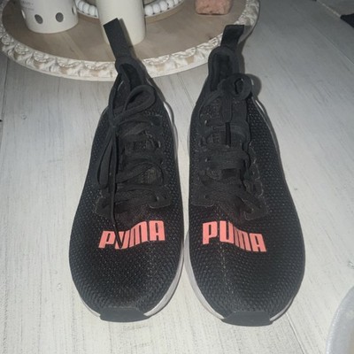 PUMA 195425-03 Black Pink White Mesh Lace Up Sneaker Low Top Men