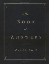 THE BOOK OF ANSWERS By Carol Bolt - Hardcover **Mint Condition**