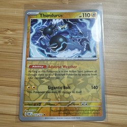 Thundurus 070/197 Reverse Holo Rare Obsidian Flames