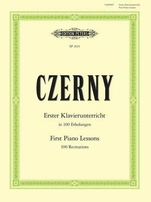 First Piano Lessons Carl Czerny Broschüre Edition Peters Buch Deutsch 2001