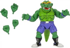 NECA TMNT Stump Wrestling Leatherhead Figure - Archie Comics -NEW OPEN BOX READ