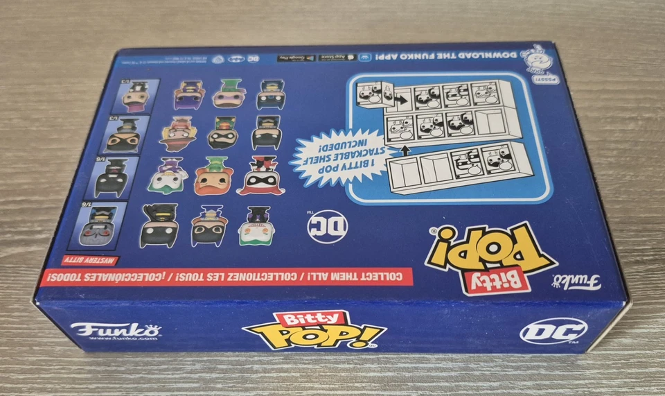 Pack 4 figurines Bitty POP! DC Batman Funko Neuf - Photo 4/4