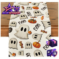TischläUfer Halloween KüRbisse Geist 40X140 Cm Deko FüR Festlichkeiten