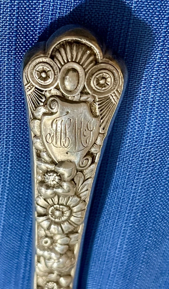 Cuchillo de Cena Gorham Cluny Plata Esterlina 105/8" Romo Hueco con Refuerzo Original Foto 4 de 4