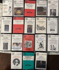 Lot Of 18 Musical Heritage Society Classical Music Cassettes Bach Chopin Mozart