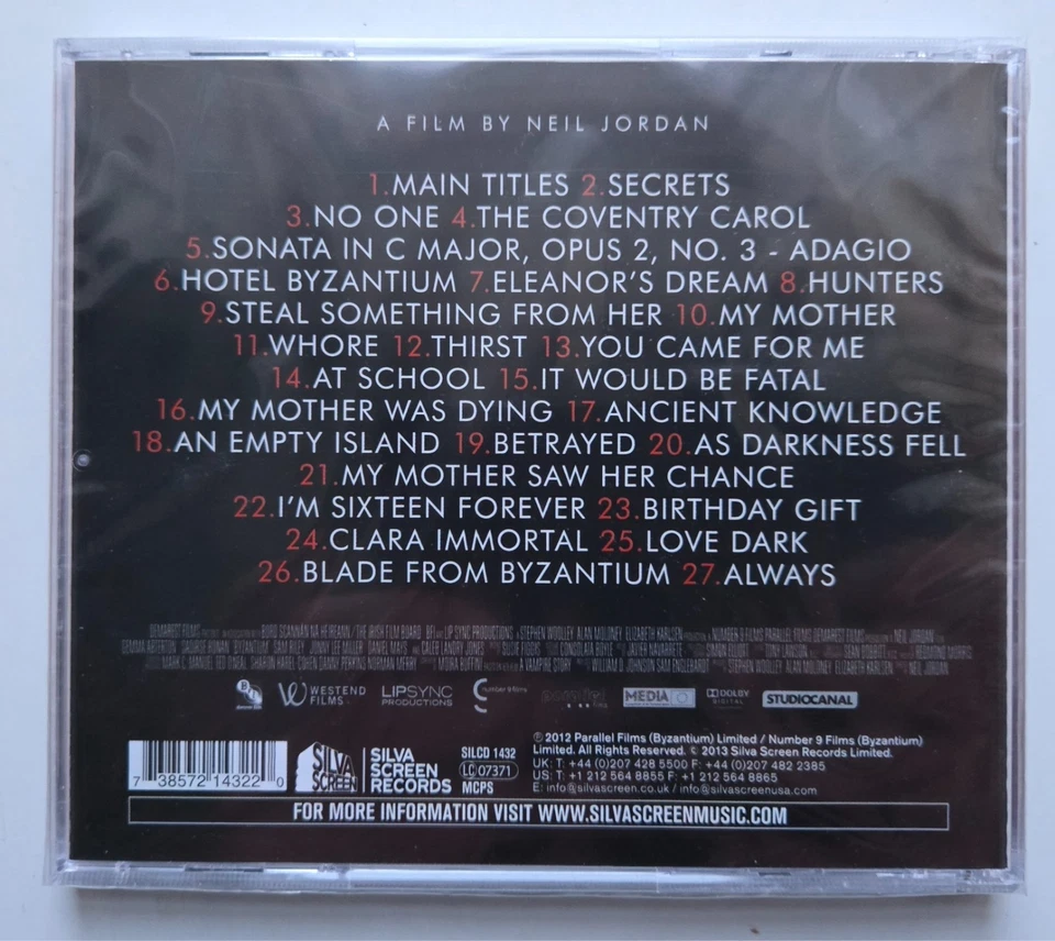 Javier Navarrete – Byzantium - Soundtrack CD NEW & SEALED Foto 2 de 4