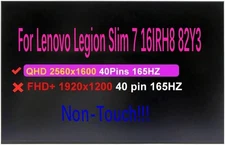 16.0" LCD Screen for Lenovo Legion Slim 7 16IRH8 82Y3 QHD 165Hz Non-Touch