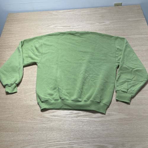 Sudadera Atlética Russell Vintage Cuello Redondo Talla L Pullover Verde Leer - Imagen 17 de 22