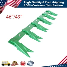 Bucket Tooth Bar 46/49'' Heavy Duty Bucket Teeth Bar for Tractor Loader 4560 Lbs