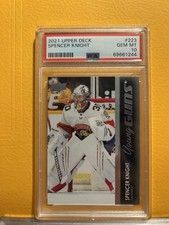 2021-2022 Upper Deck Spencer Knight Young Guns Rookie RC #223 PSA 10