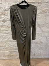 Vince Camuto Women's Size 12 Gray Metallic Dress - One Use - Excellent Condition