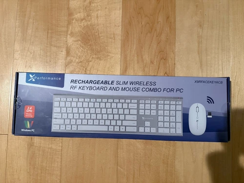 X9 Performance Rechargeable Slim Wireless Keyboard and Mouse Combo for Windows P