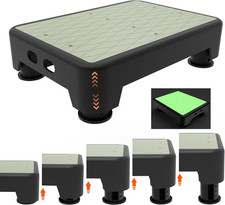 5-Level Adjustable Step Stool, Noctilucent Bedside Step, 700 LBS Capacity Safety