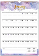 2026 Calendar - 2026 Wall Calendar - Large Calendar 2026, 12" X 17", Jan 2026 - 