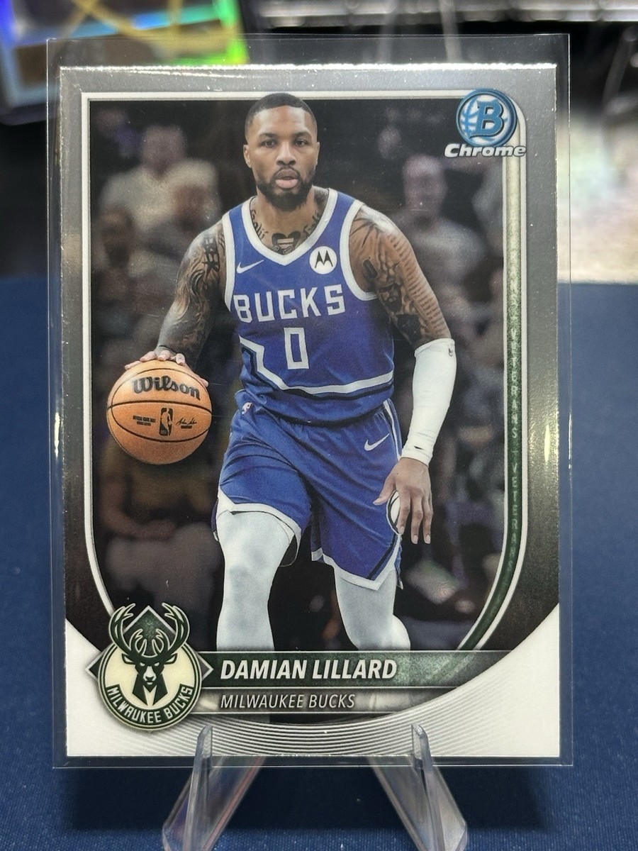 2025-26 Bowman Basketball CHROME BCV-81 Damian Lillard, Milwaukee