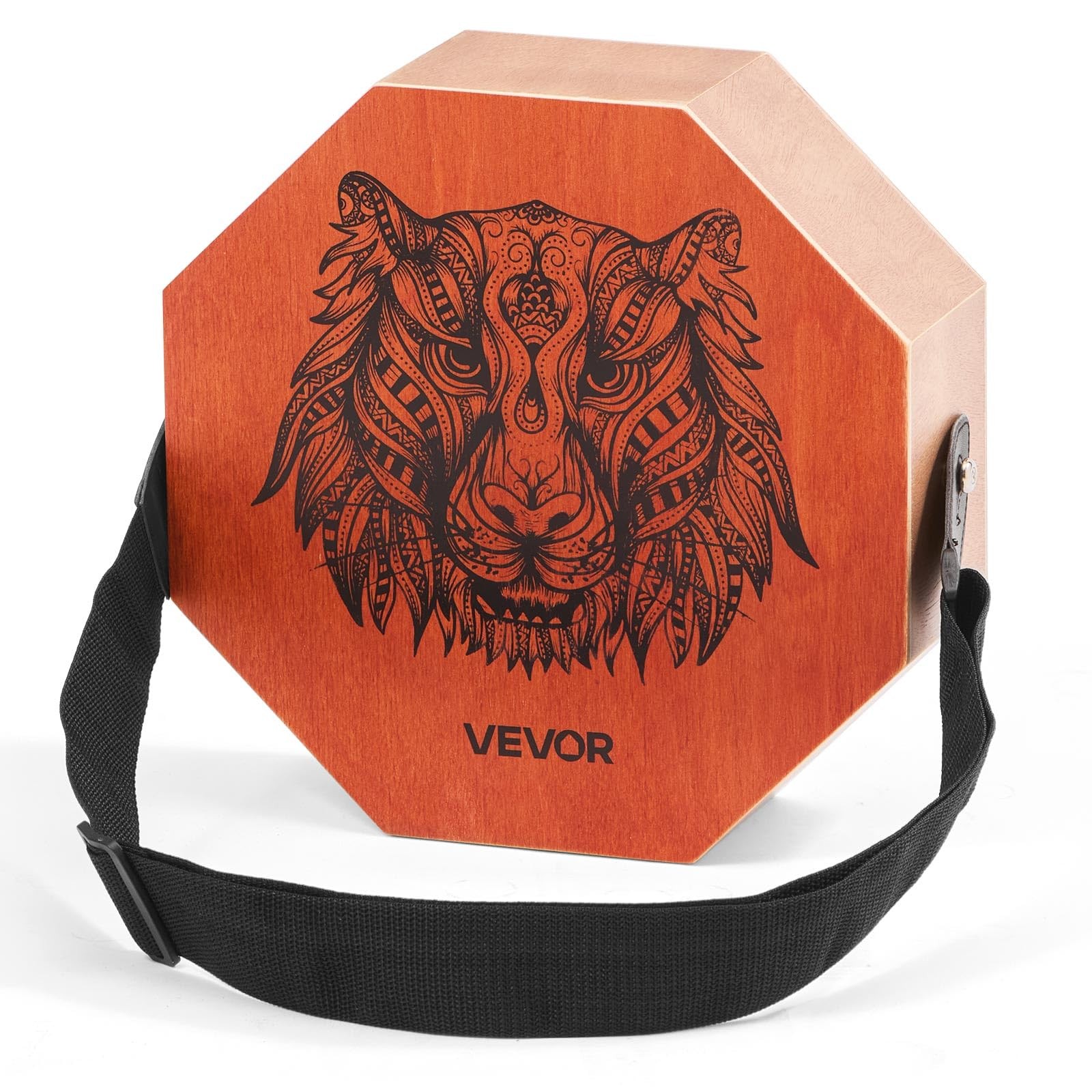 Cajon avec Cordes de Guitare Idéal pour Session Acoustique et Concert de Rue Nomade