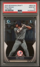 2023 BOWMAN DRAFT CHROME #BDC30 ROC RIGGIO PSA 10