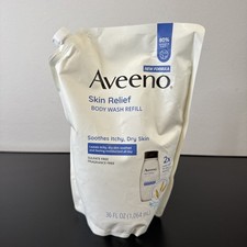 Aveeno Skin Relief Body Wash Refill Soothes Itchy Dry Skin 36 fl oz