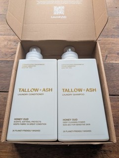 Tallow Ash Limited Ed. Laundry Shampoo Conditioner Duo Honey Oud USED ONCE