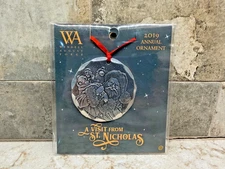 Wendell August Forge 2019 Visit From St. Nicholas Ornament..New