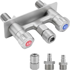 RV Exterior Quick Connect Shower Sprayer Faucet,4 inch Camper Brushed Nickel