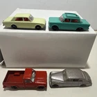 Matchbox Vintage Cars Lot Of 4, Fiat, Corsair, Rolls Royce, Jeep Gladiator
