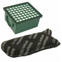 1X Filterset FüR Vorwerk Kobold VK130 VK131 Hepa Mikrofilter + Aktivkohlefilter