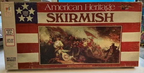 Vintage 1975 American Heritage Skirmish Board Game Milton Bradley Complete USA